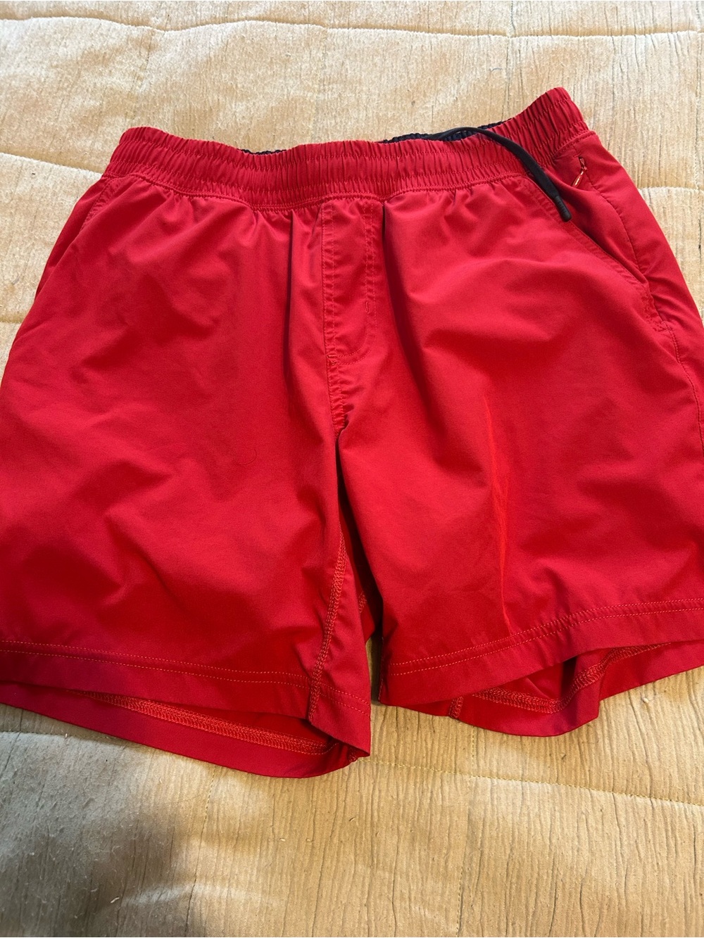 Men's Red Performance Shorts